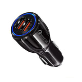 Fast Charging QC 3.0 Car Charger for iphone and Samsung 6A